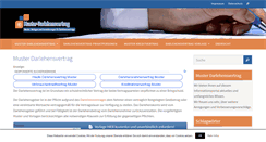 Desktop Screenshot of muster-darlehensvertrag.de