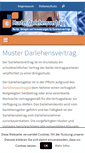 Mobile Screenshot of muster-darlehensvertrag.de