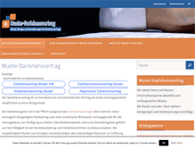 Tablet Screenshot of muster-darlehensvertrag.de
